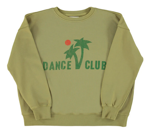 sisters department - sweatshirt, olive green, dance club - Lubus & moi
