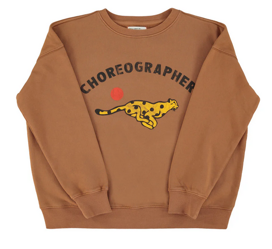 sisters department - sweatshirt, brown, choreographer - Lubus & moi