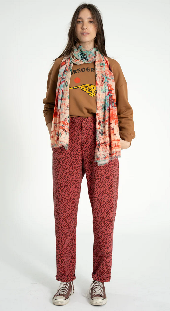 sisters department - sweatshirt, brown, choreographer - Lubus & moi