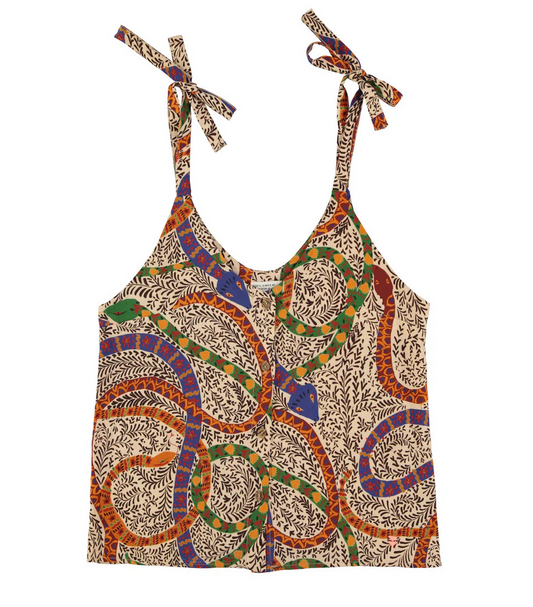 sisters department - top, straps, multicolor snakes - Lubus & moi