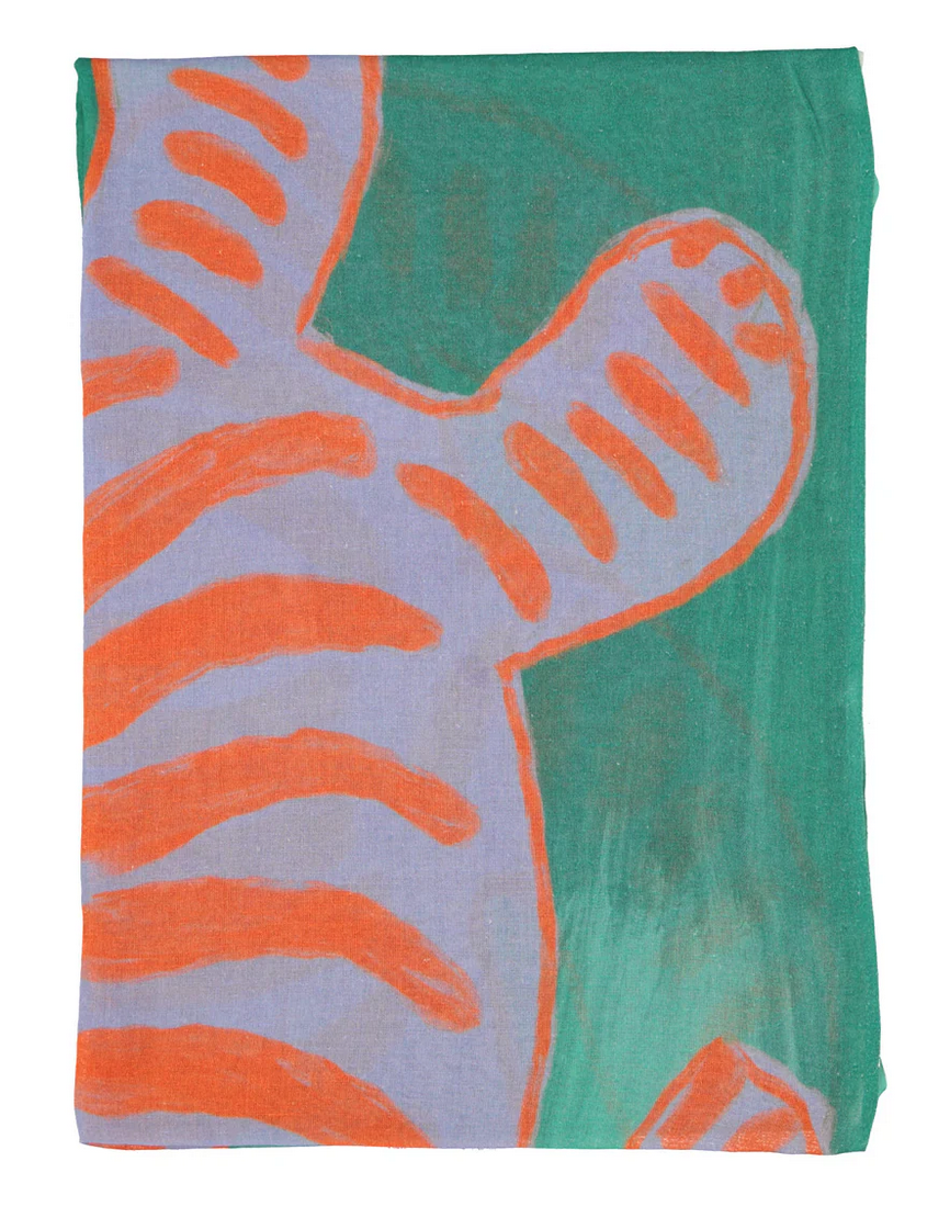 sisters department - scarf multicolor, orange tiger - Lubus & moi
