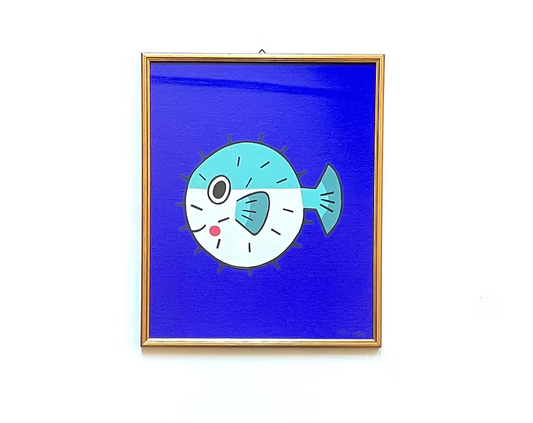 kids pics - pufferfish deep blue - Lubus & moi