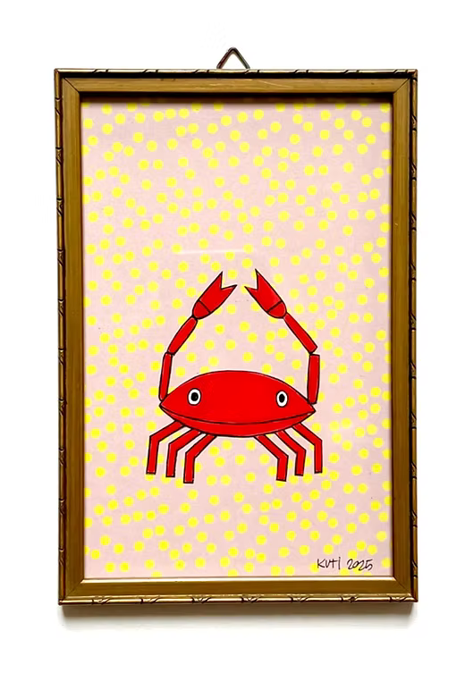 kids pics - crab sand - Lubus & moi