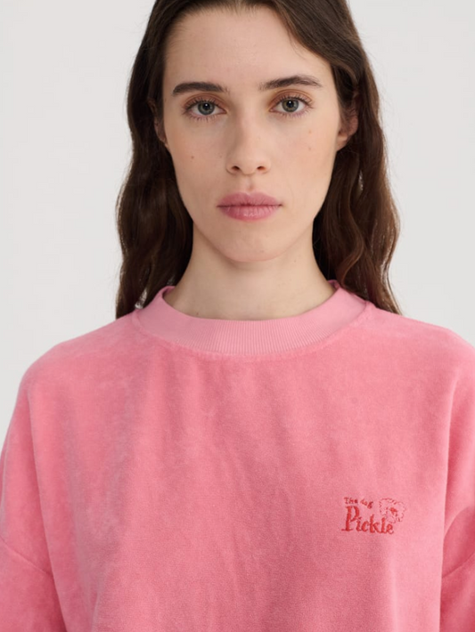 bobo choses adults - terry sweatshirt rose - Lubus & moi