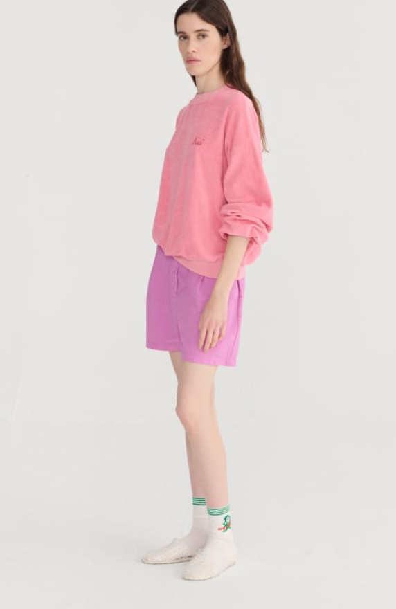 bobo choses adults - terry sweatshirt rose - Lubus & moi
