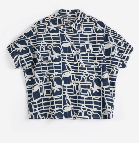 bobo choses adults - cookery festival shirt blue - Lubus & moi
