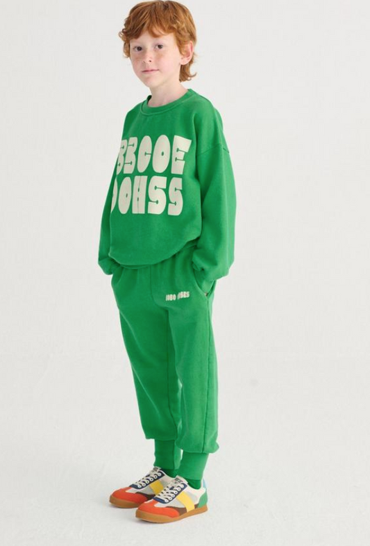 bobo choses kids - modern jogging pants green - Lubus & moi