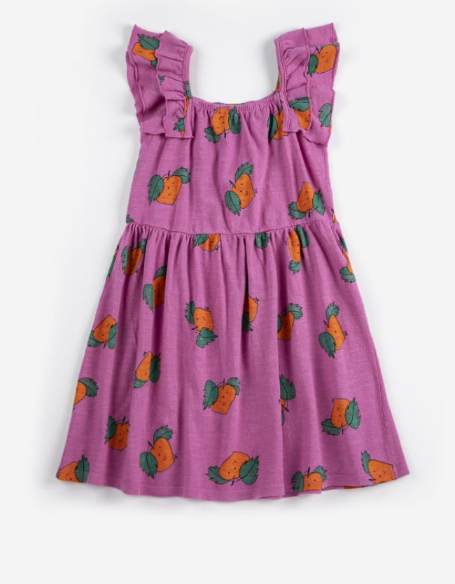 bobo choses kids - tangerine dress - Lubus & moi