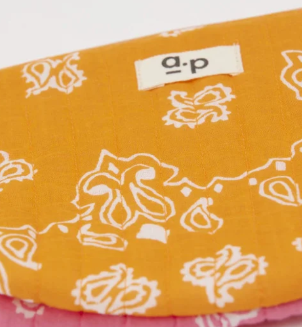 ap woman - trousse bandana, rose orange