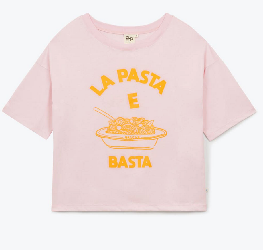 AP woman - shirt femme pasta e basta, poudre