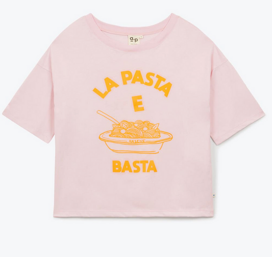 AP woman - shirt femme pasta e basta, poudre