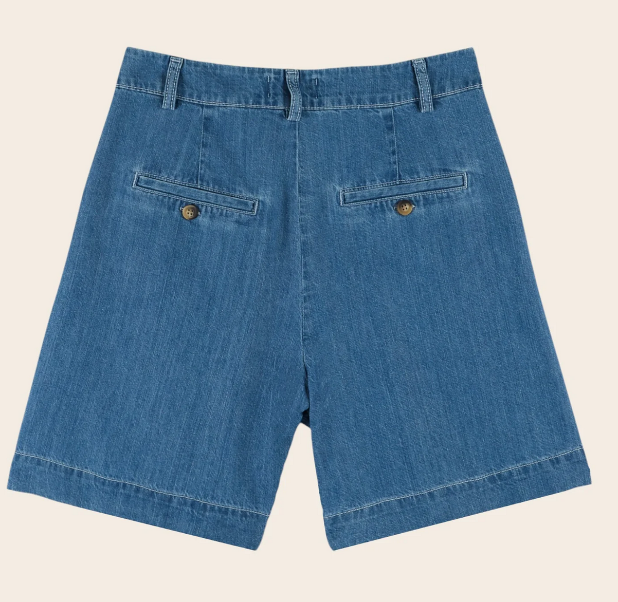 emile & ida femmes - bermuda shorts denim bleached