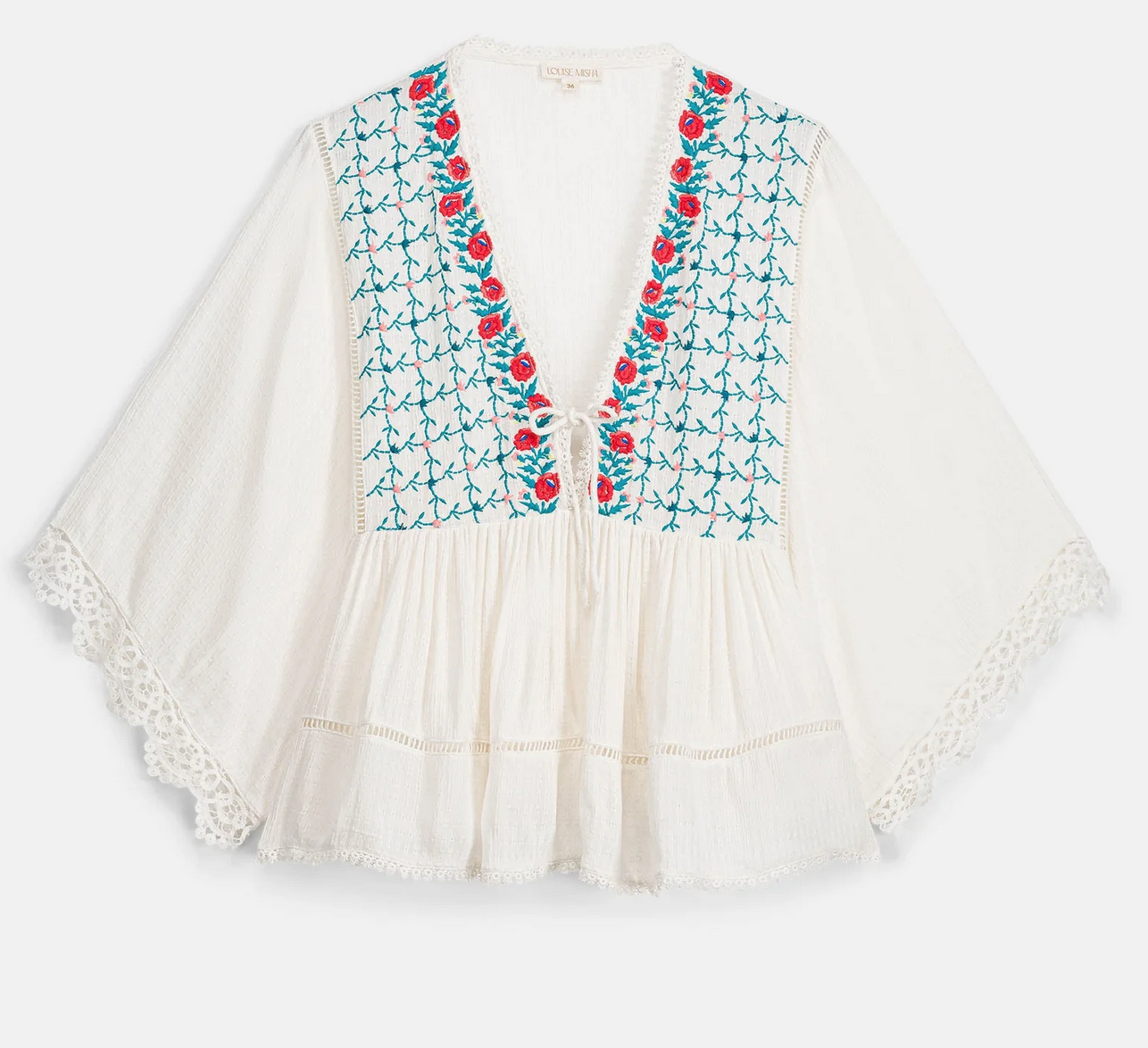 louise misha - blouse emilia, cream