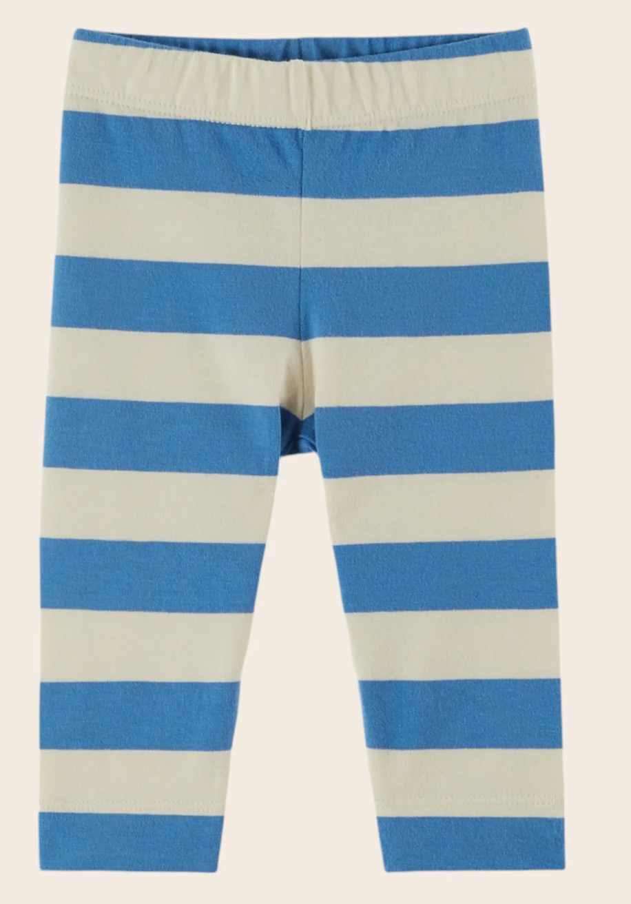 emile & ida enfants - legging rayure mer