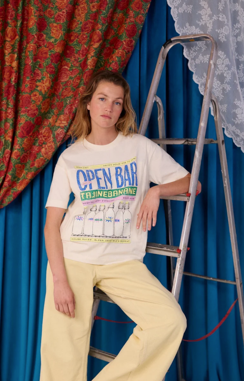 tajinebanane - open bar breastfeeding shirt