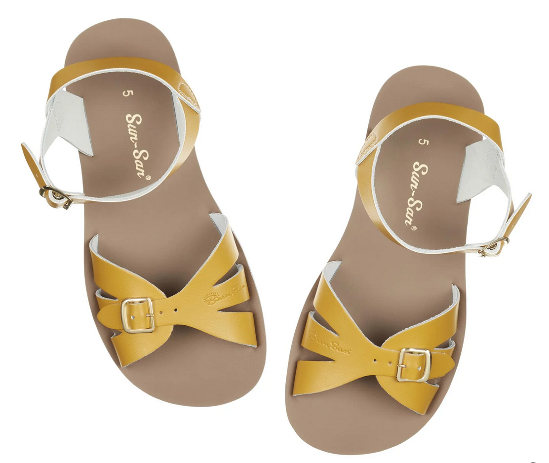 salt water sandals - adults boardwalk mustard