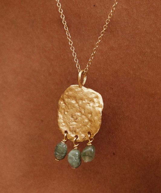 agapée - ayda green necklace - im laden erhältlich