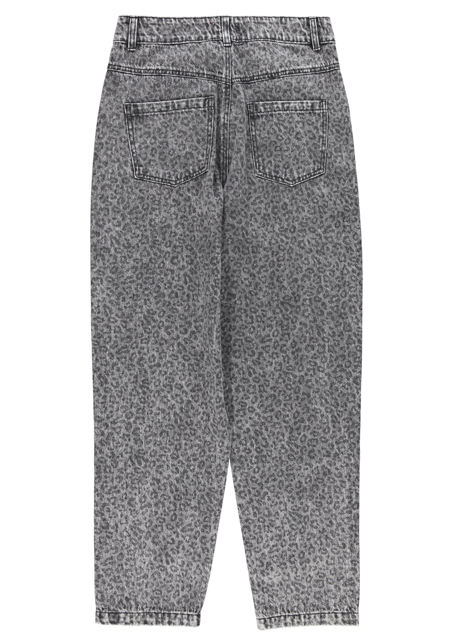 sisters department - trousers, black, animal