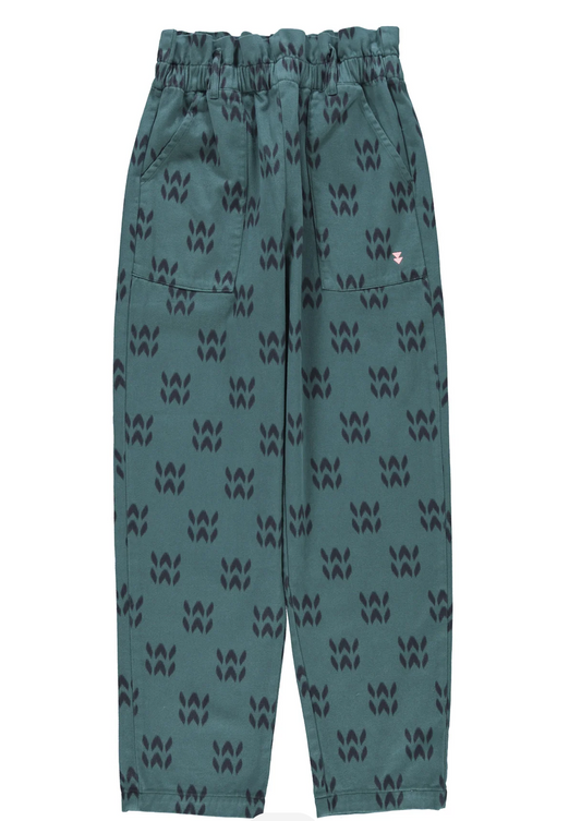 sisters department - trousers, petrol blue, ethnic