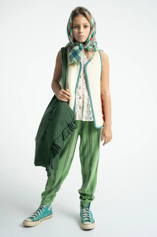 piupiuchick - scarf, light green checkered
