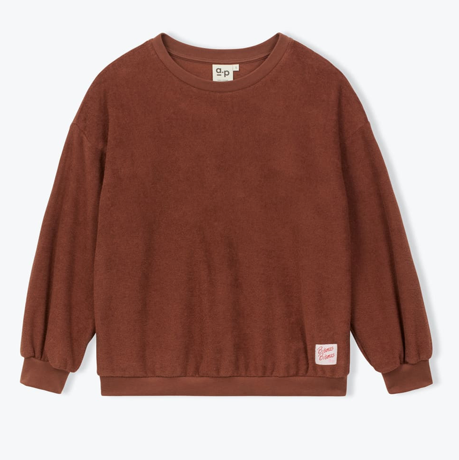 AP woman - sweat eponge, marron