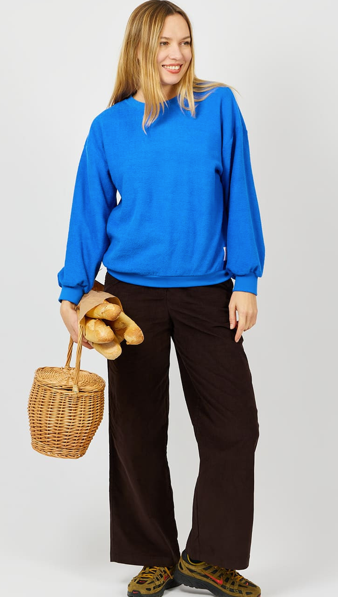 AP woman - sweat eponge, cobalt
