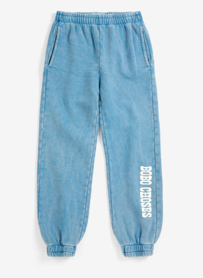 bobo choses kids - pop jogging pants, blue