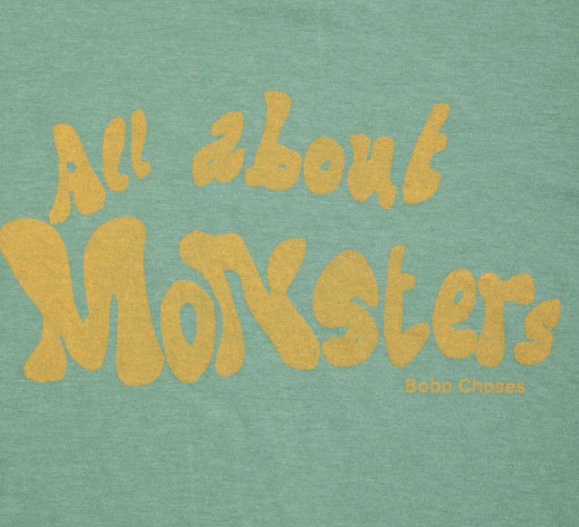 bobo choses kids - all about monsters shirt