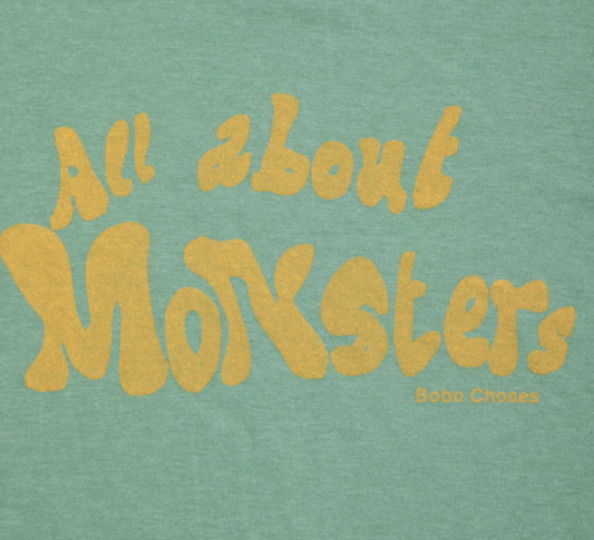 bobo choses kids - all about monsters shirt