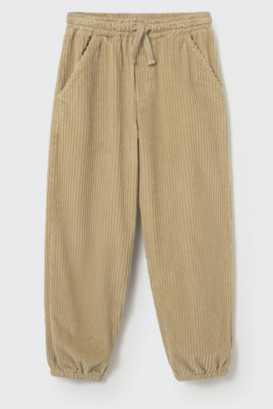 cozmo - eider, wide wale corduroy pants, stone