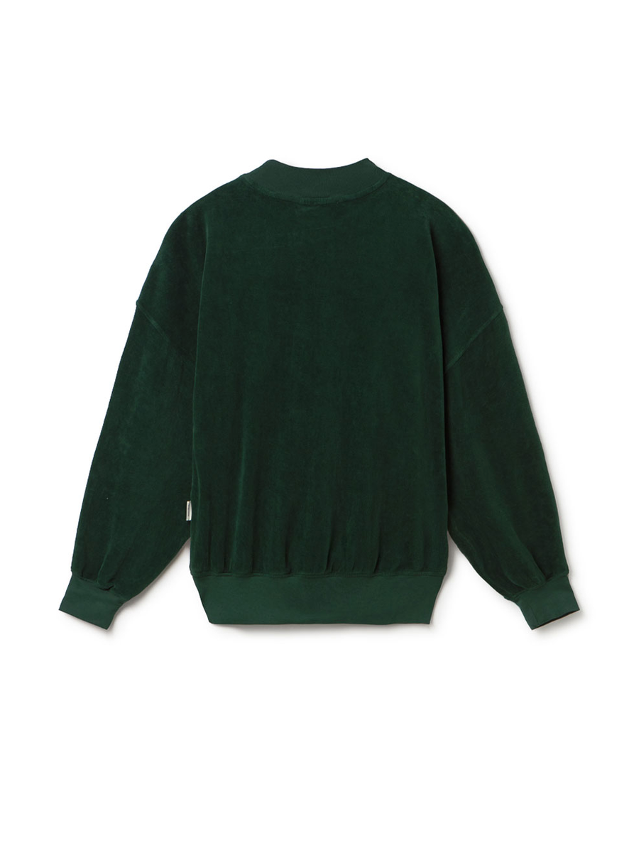 twothirds - binz sweatshirt, dark green
