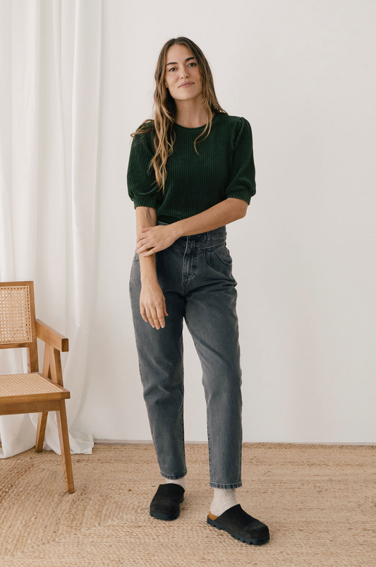 twothirds - horst sweatshirt, dark green