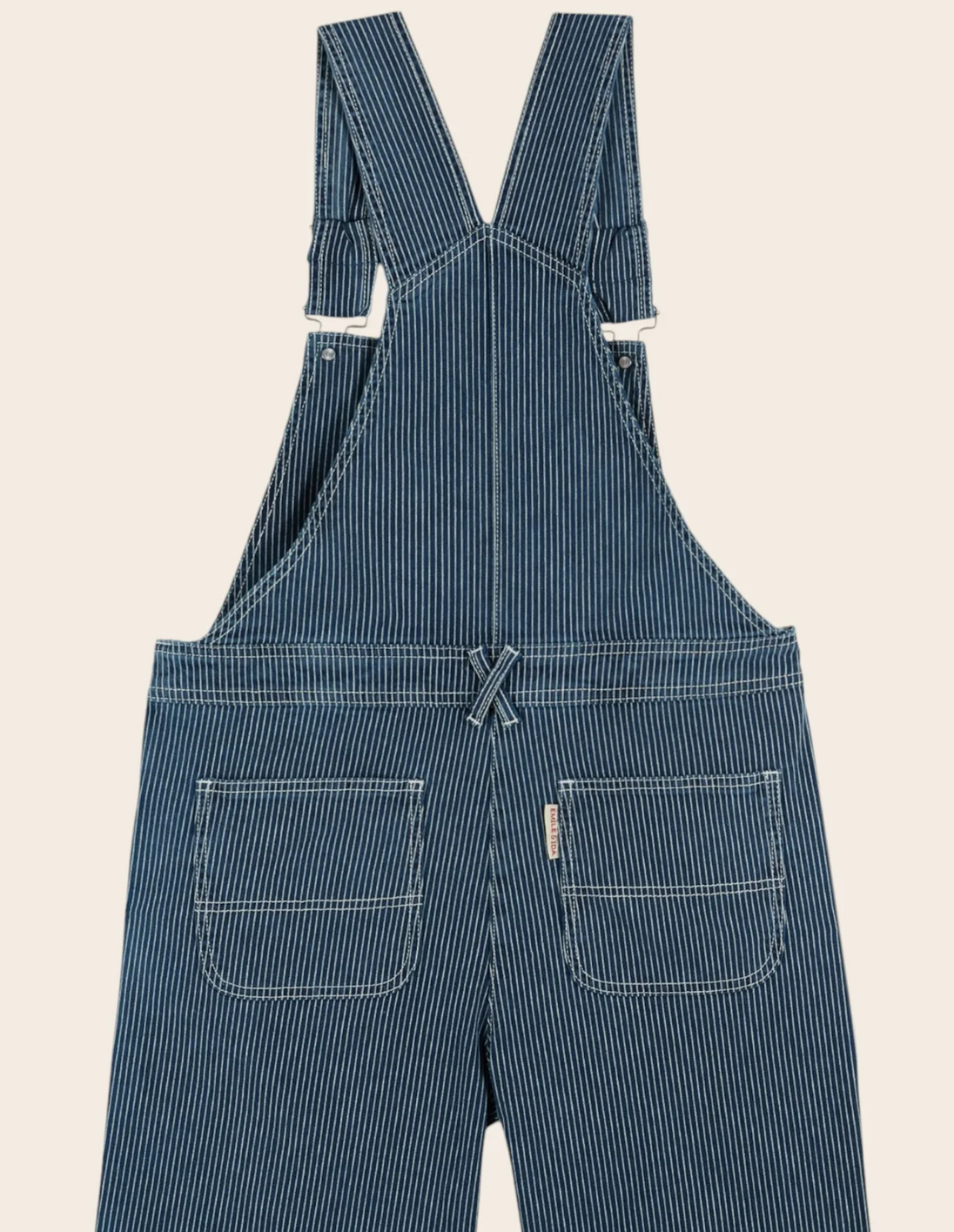 emile & ida femmes - salopette denim raye