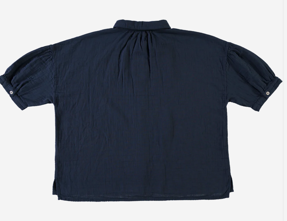 poudreorganic - chemise néotine midnight navy