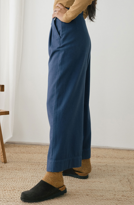 twothirds - sandhamn trousers, naval blue