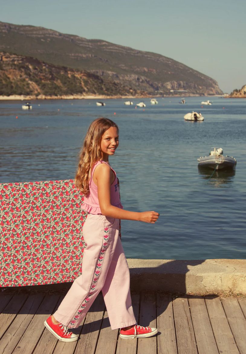 piupiuchick - flare trousers, lilac - Lubus & moi