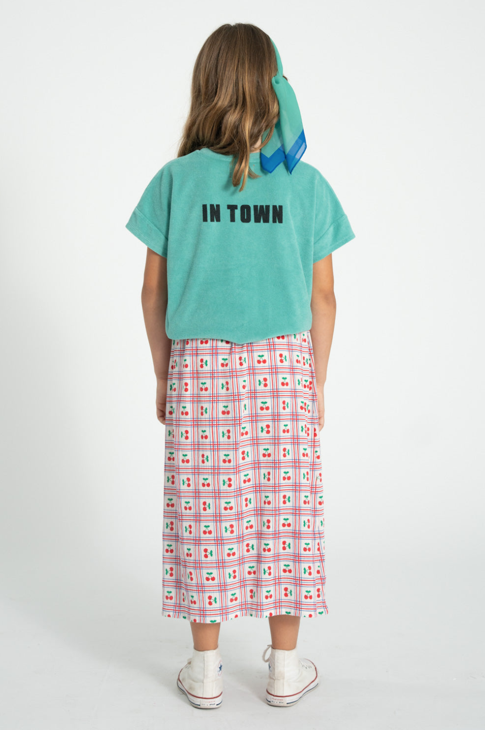 piupiuchick - t shirt turquoise with best friend print - Lubus & moi