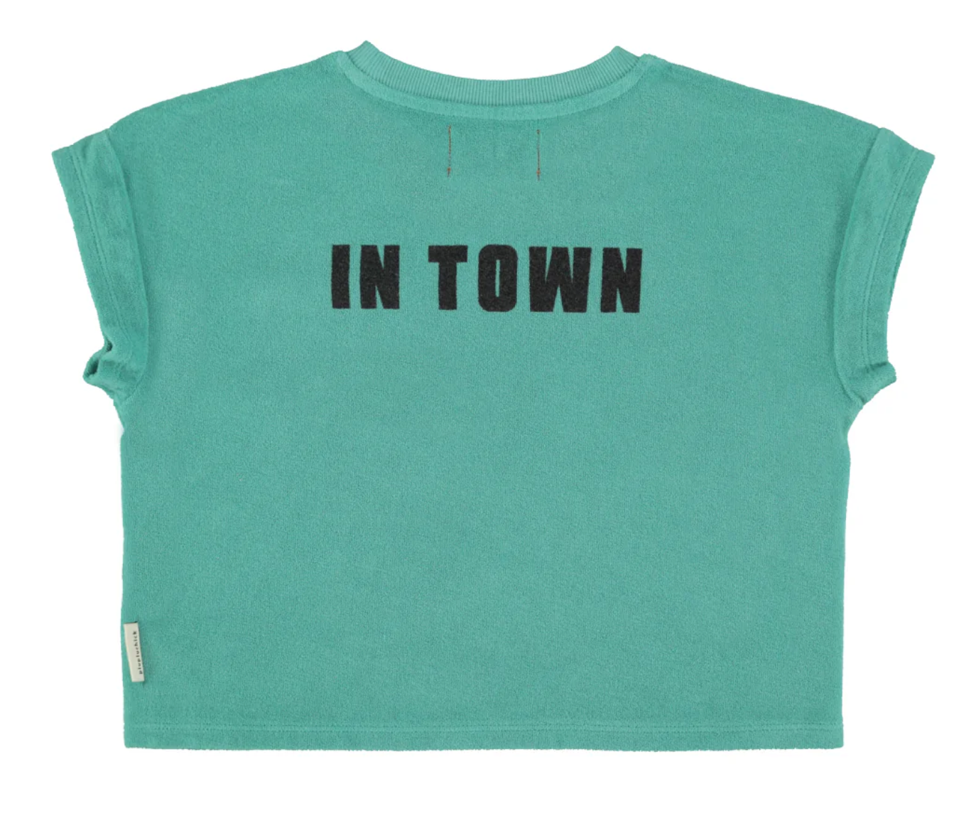 piupiuchick - t shirt turquoise with best friend print - Lubus & moi
