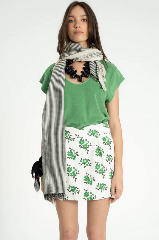 sisters department - short sleeve t shirt, green, tango - Lubus & moi