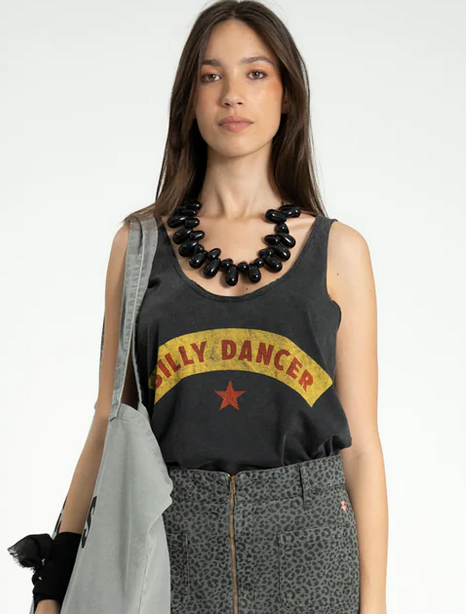 sisters department - top, washed black, silly dancer - Lubus & moi