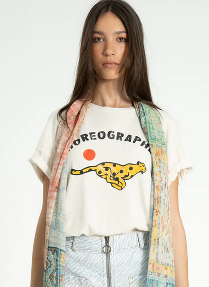 sisters department - t shirt, short sleeves, ecru, choreographer - Lubus & moi