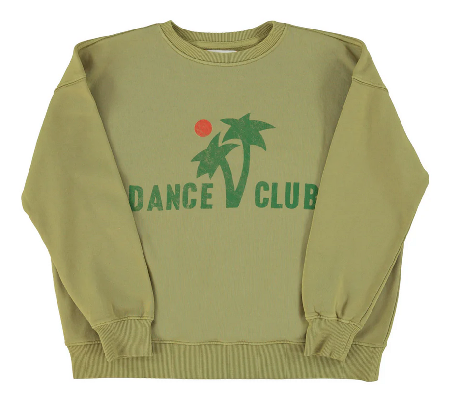 sisters department - sweatshirt, olive green, dance club - Lubus & moi