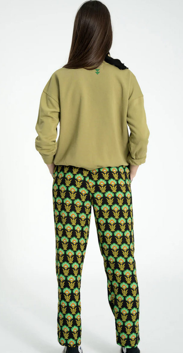 sisters department - sweatshirt, olive green, dance club - Lubus & moi