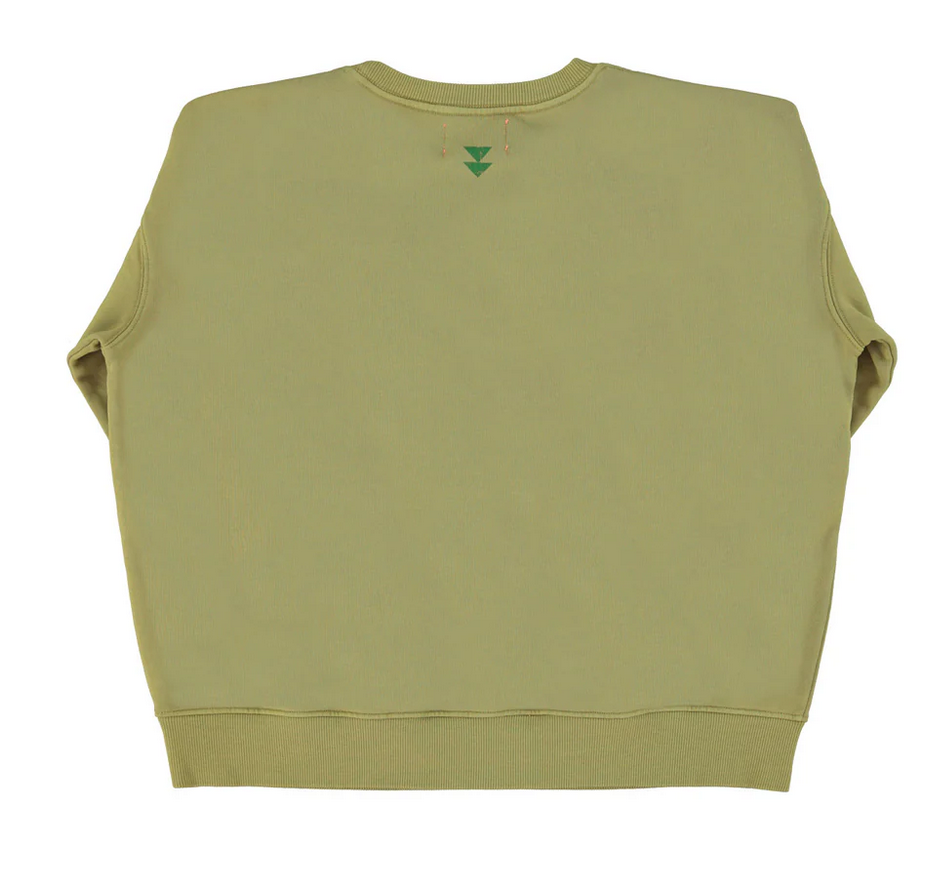 sisters department - sweatshirt, olive green, dance club - Lubus & moi