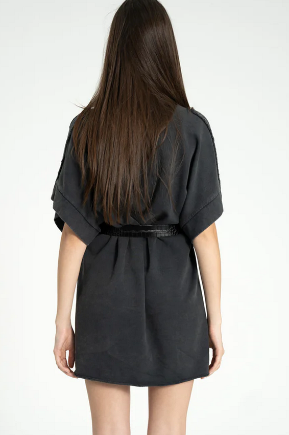 sisters department - shirt dress, washed black, dance society - Lubus & moi