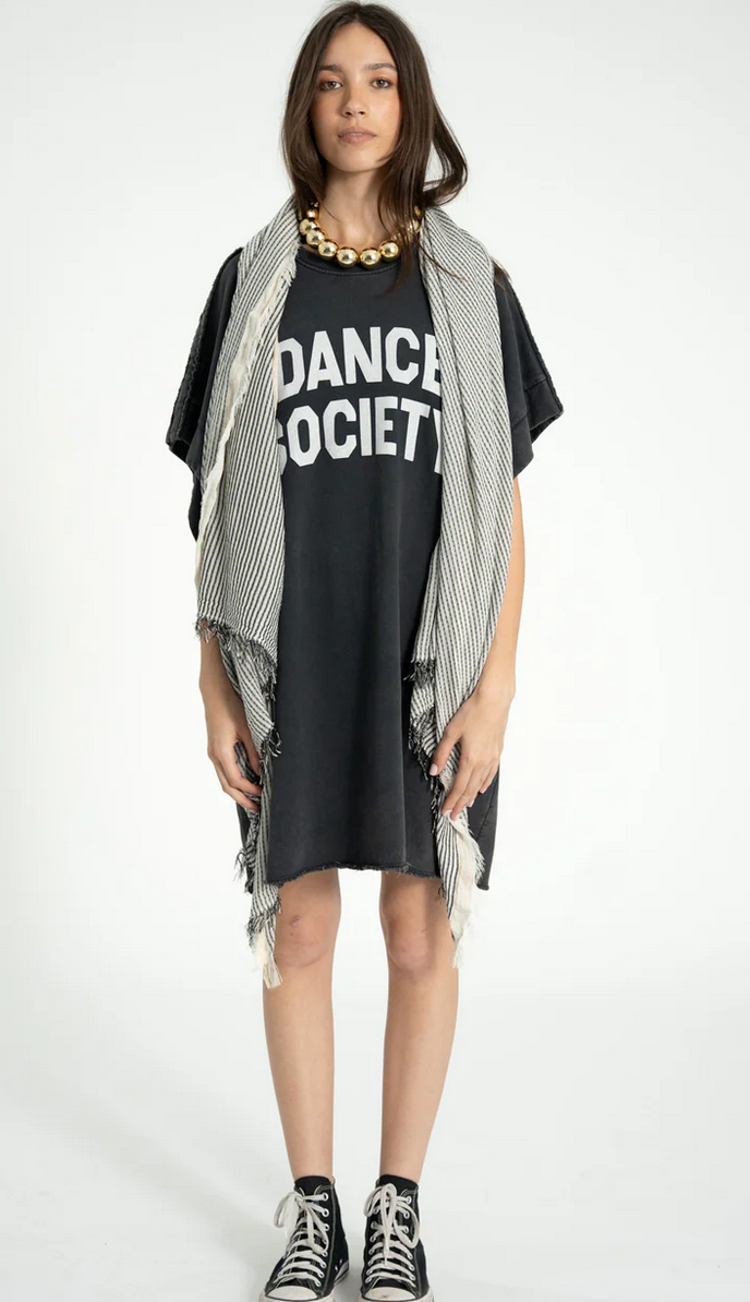 sisters department - shirt dress, washed black, dance society - Lubus & moi