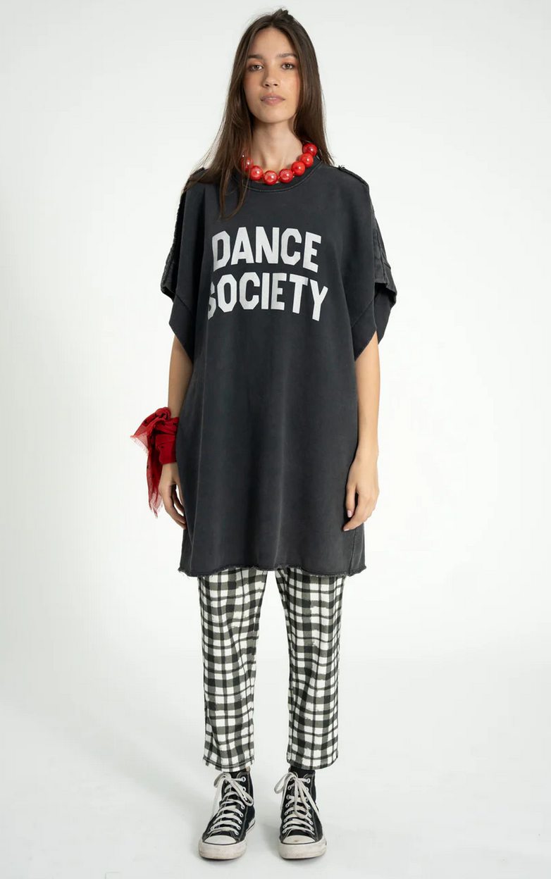 sisters department - shirt dress, washed black, dance society - Lubus & moi