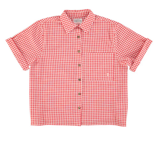sisters department - shirt red & ecru checkered - Lubus & moi