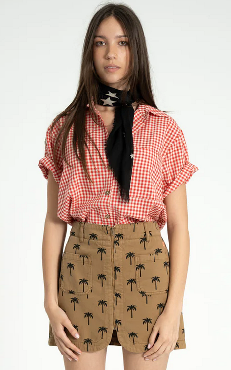 sisters department - shirt red & ecru checkered - Lubus & moi