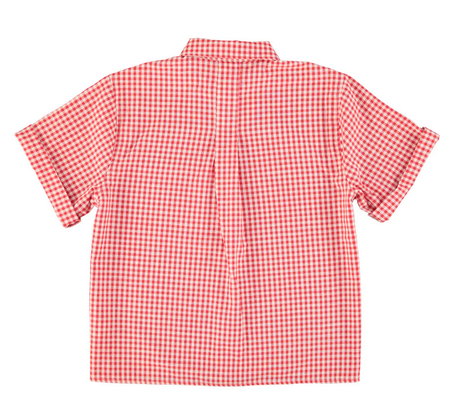 sisters department - shirt red & ecru checkered - Lubus & moi